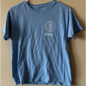 EUC Puppie Love Up North Wisconsin Lake Life T Shirt Youth Large